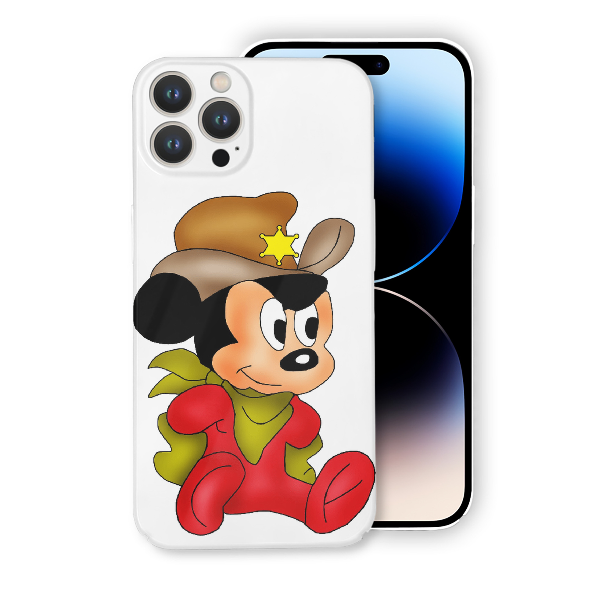 （画像用） ミッキーマウス Mickey Mouse 【iPhone 14シリーズ対応】ハードケース
